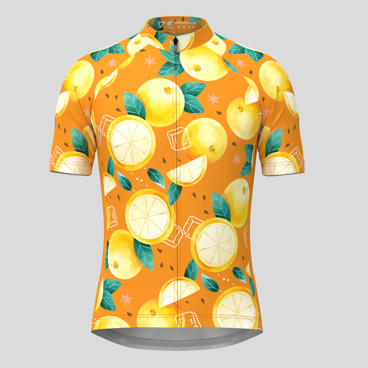 Classic Orange Men's Cycling Jersey
