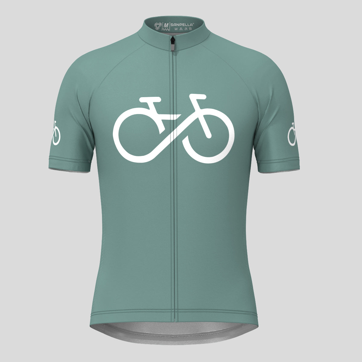 Bike Forever Men's Cycling Jersey -Sage