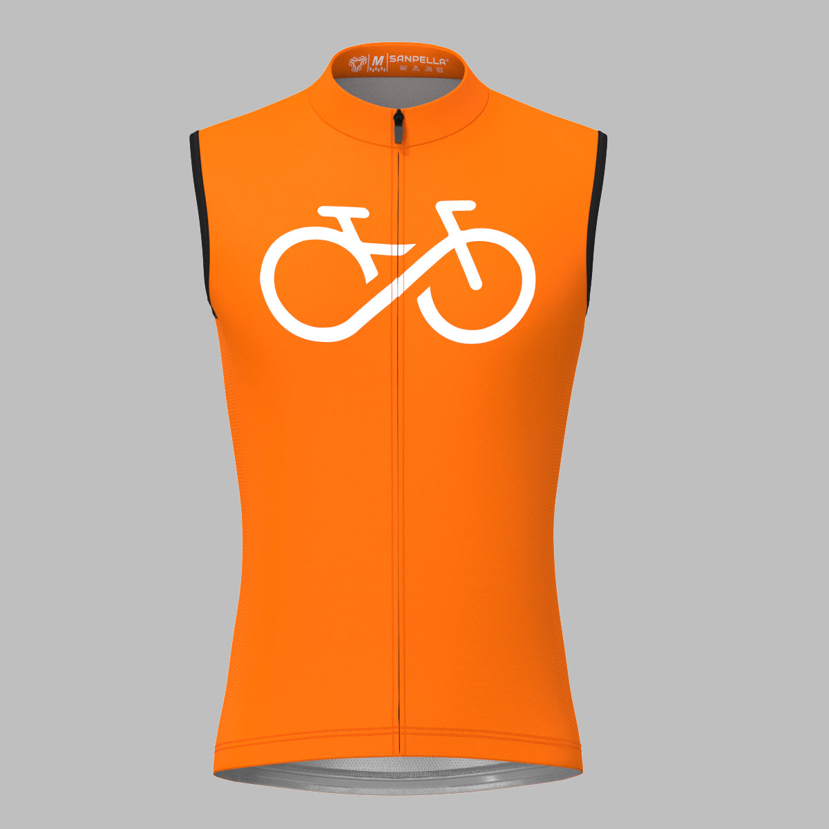 Men's Bike Forever Sleeveless Cycling Jersey - Orange