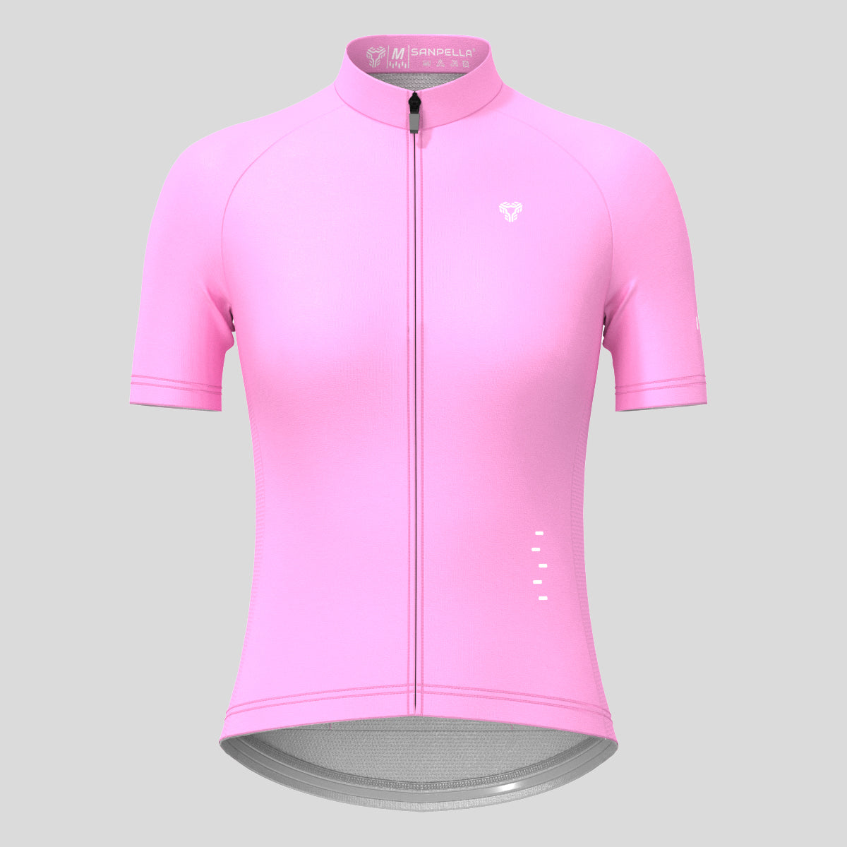 Minimal Solid Women's Cycling Jersey - Neo Pink