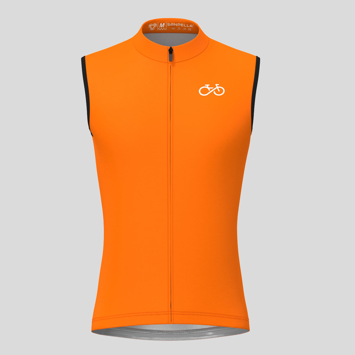Men's Ride Forever Sleeveless Cycling Jersey - Orange
