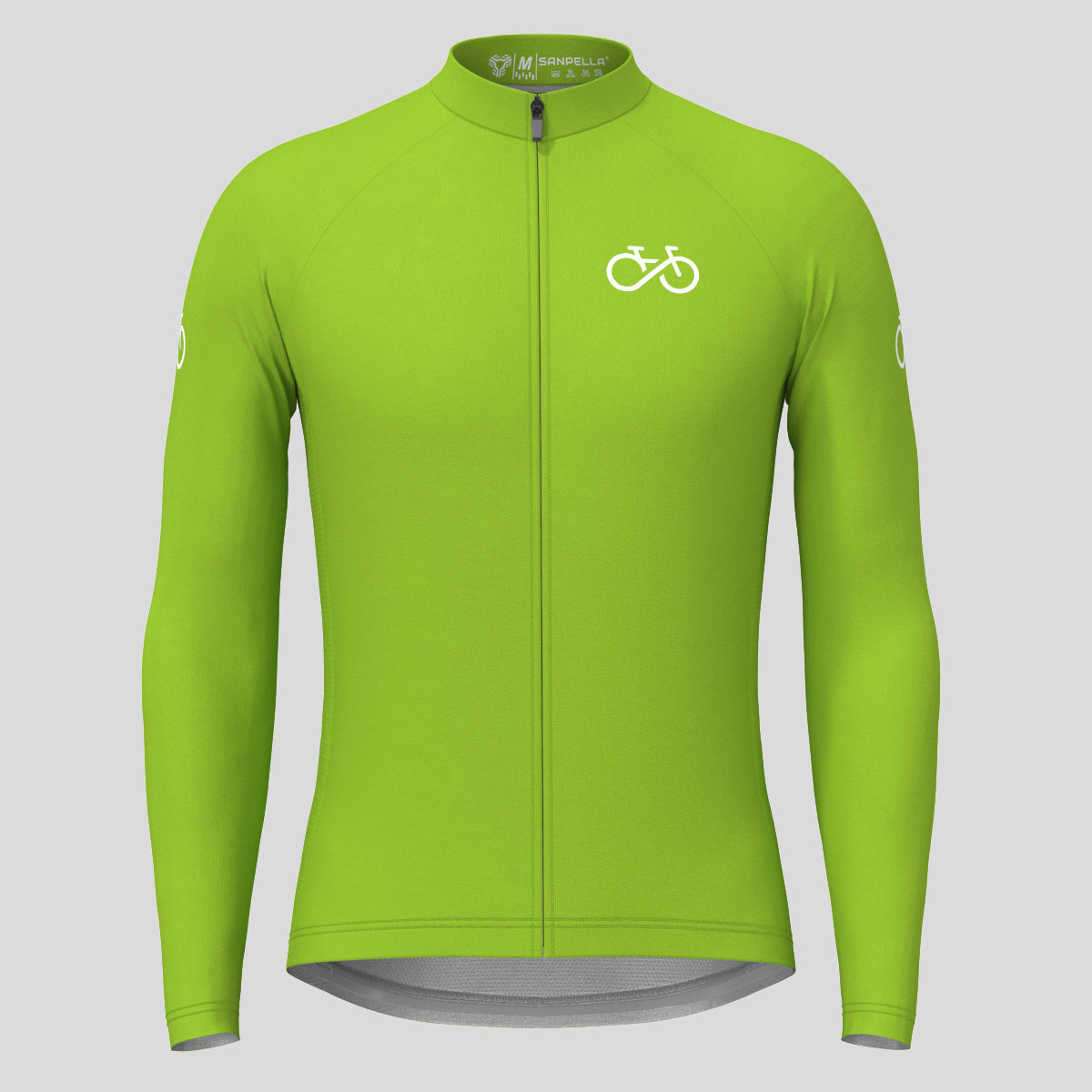 Men's Ride Forever LS Cycling Jersey - Wasabi