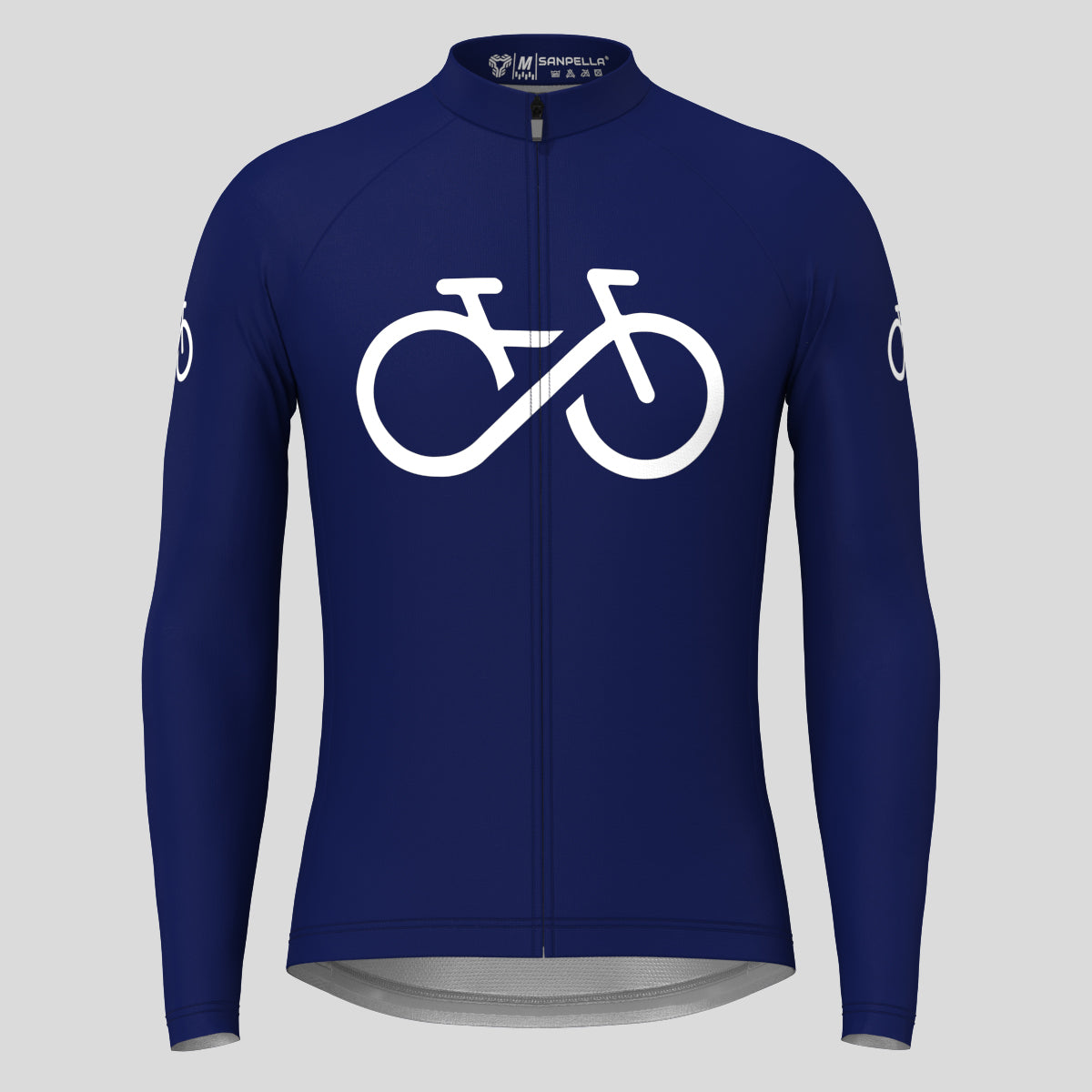 Bike Forever Men's LS Cycling Jersey - Ink
