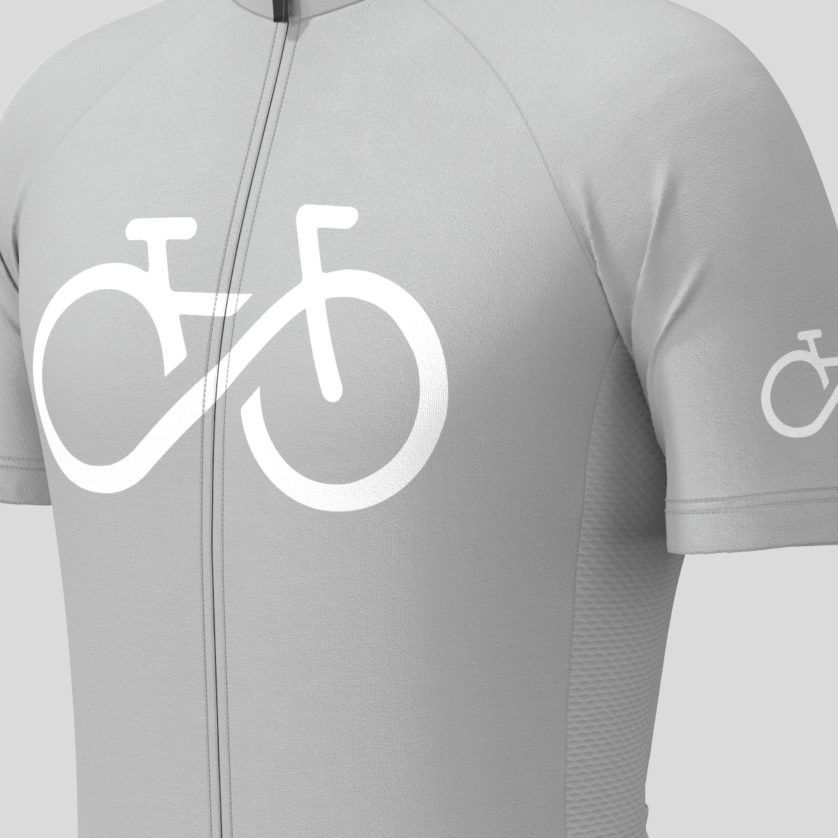 Bike Forever Men's Cycling Jersey -Gray