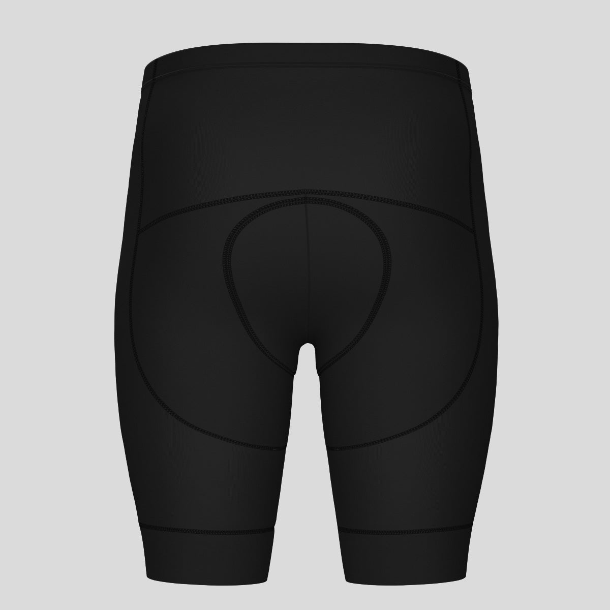 Minimal Solid Men's Cycling Shorts Black Sanpella.cc