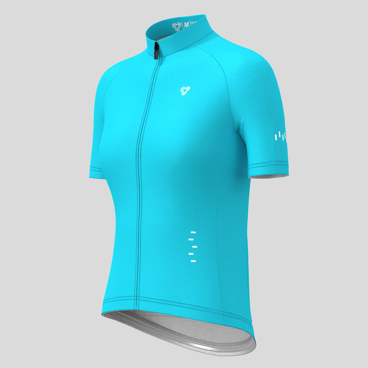 Minimal Solid Women's Cycling Jersey - Ocean