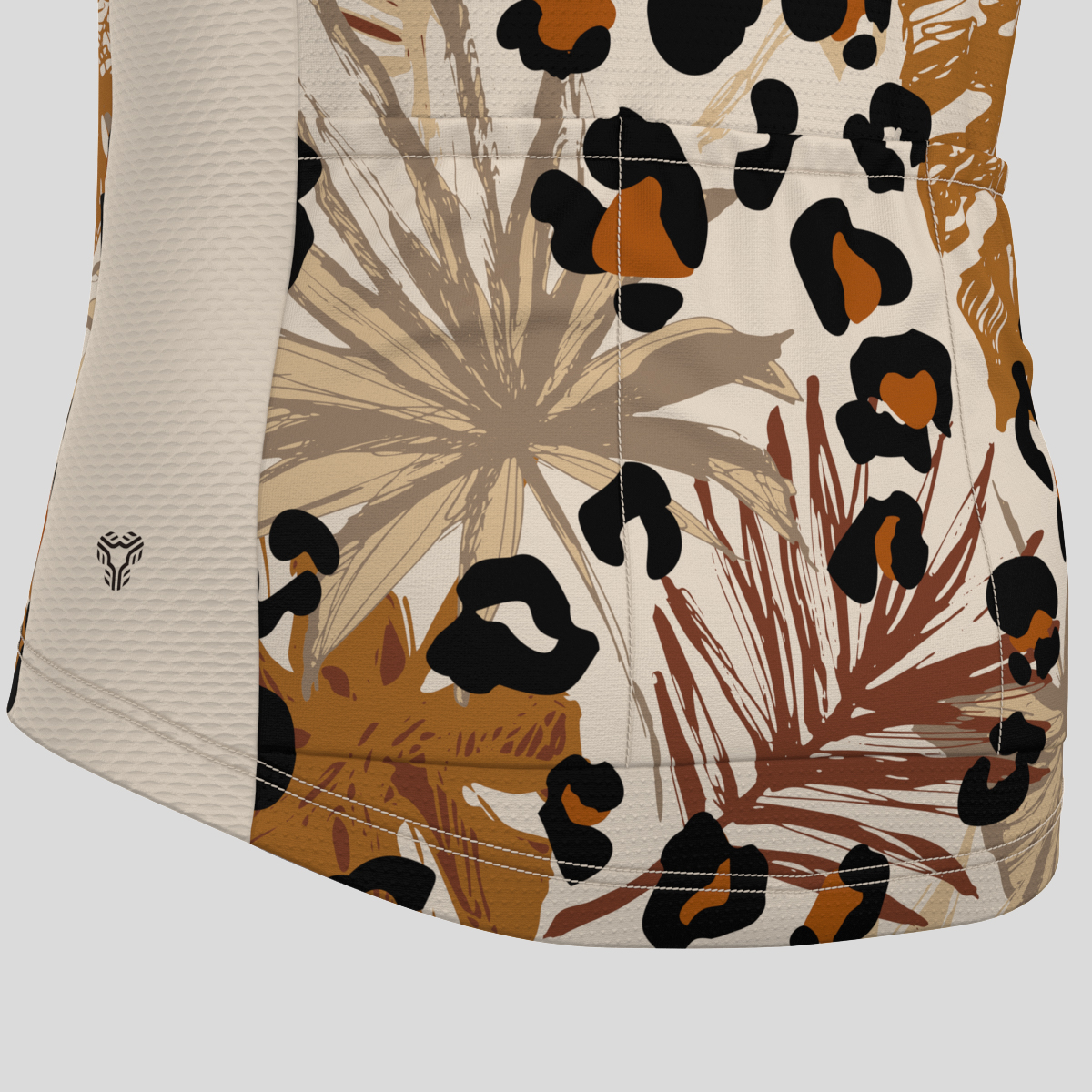 Abstract Tropical Leopard Spots Men's Cycling Jersey