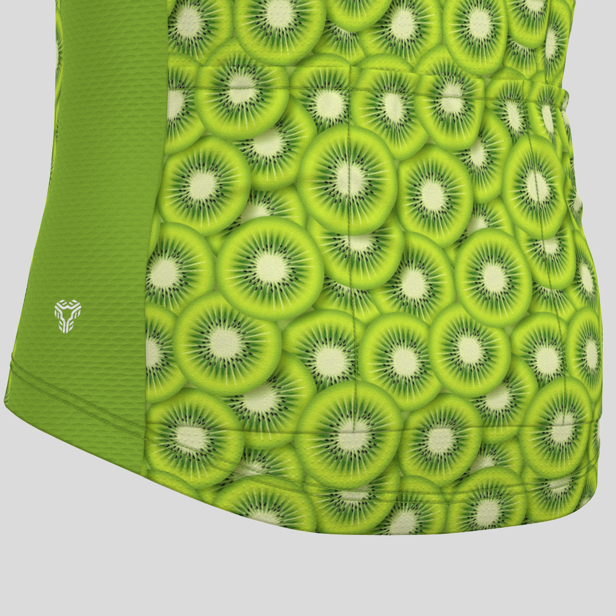 Sliced Kiwi Print Men's Cycling Jersey