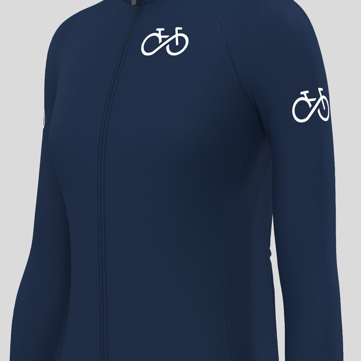 Ride Forever Women's LS Cycling Jersey - Navy