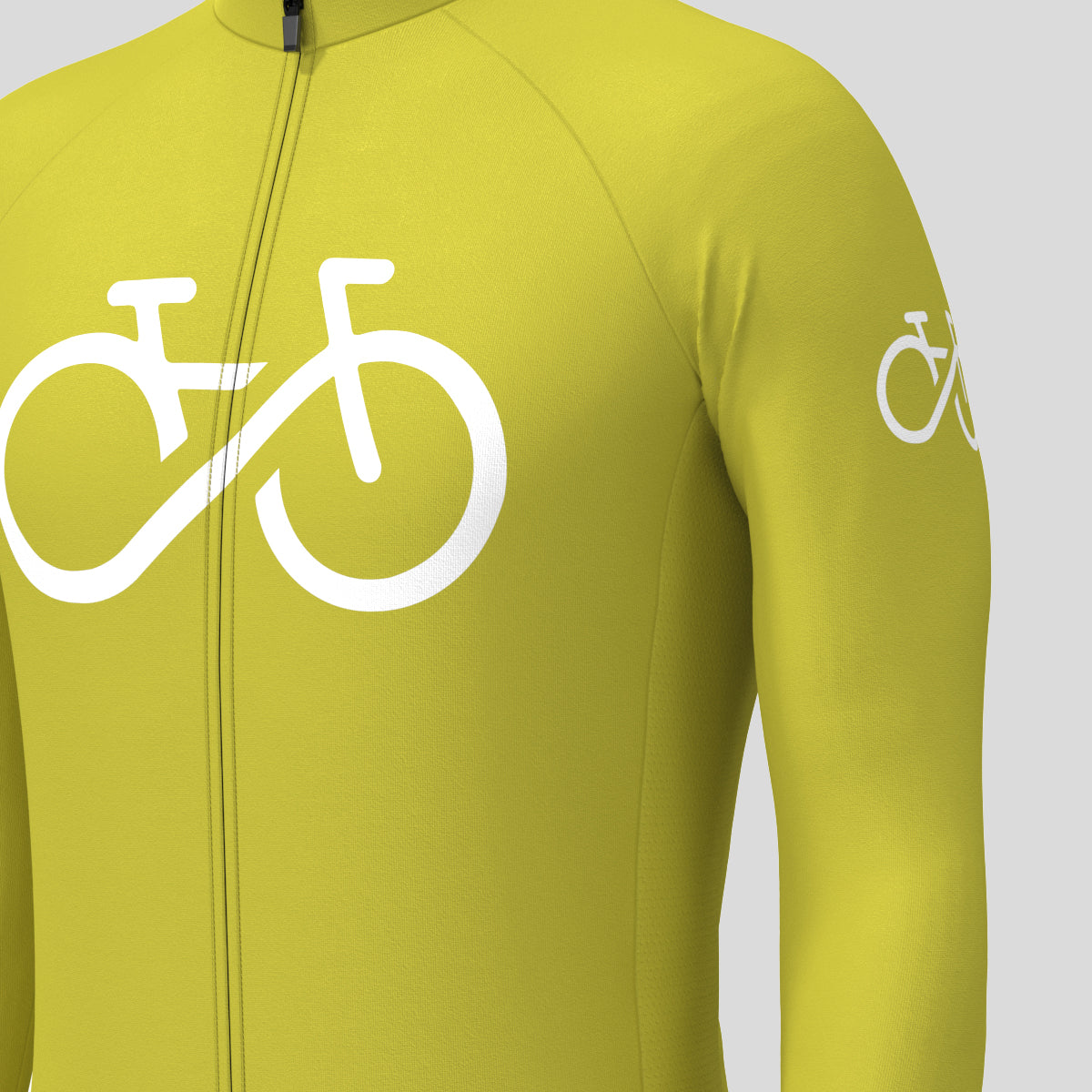 Bike Forever Men's LS Cycling Jersey - Fern