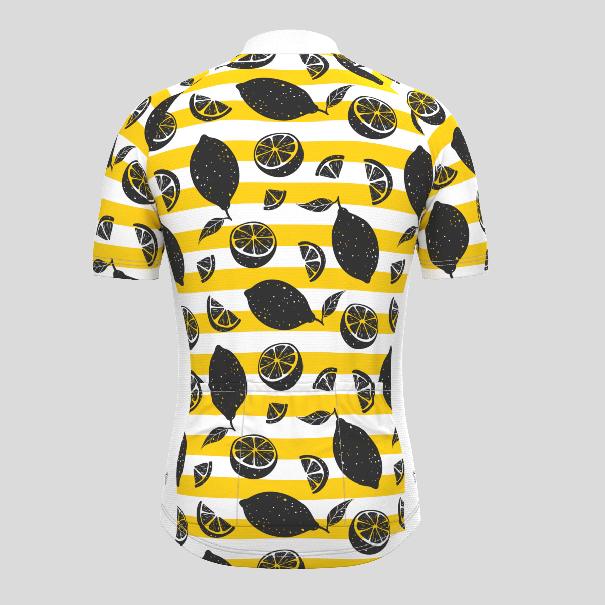 Lemon Stripes Men's Cycling Jersey