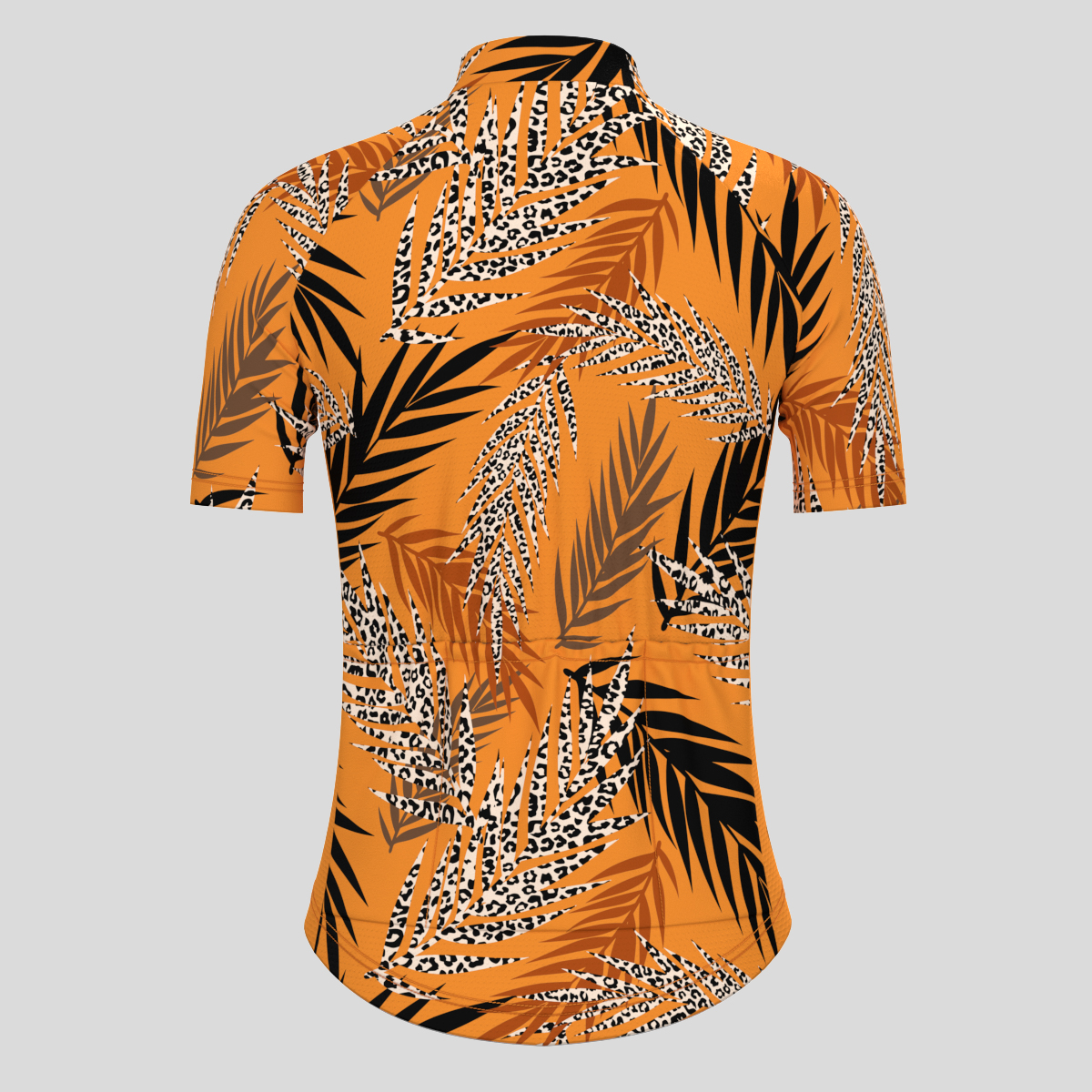 Tropical Exotic Leaves Leopard Women's Cycling Jersey