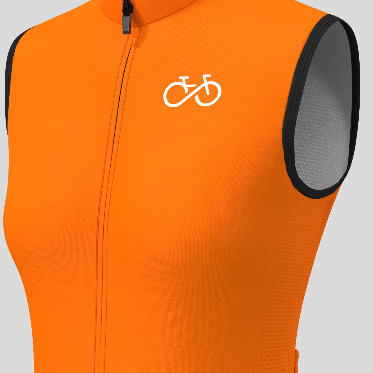Women's Ride Forever Sleeveless Cycling Jersey - Orange