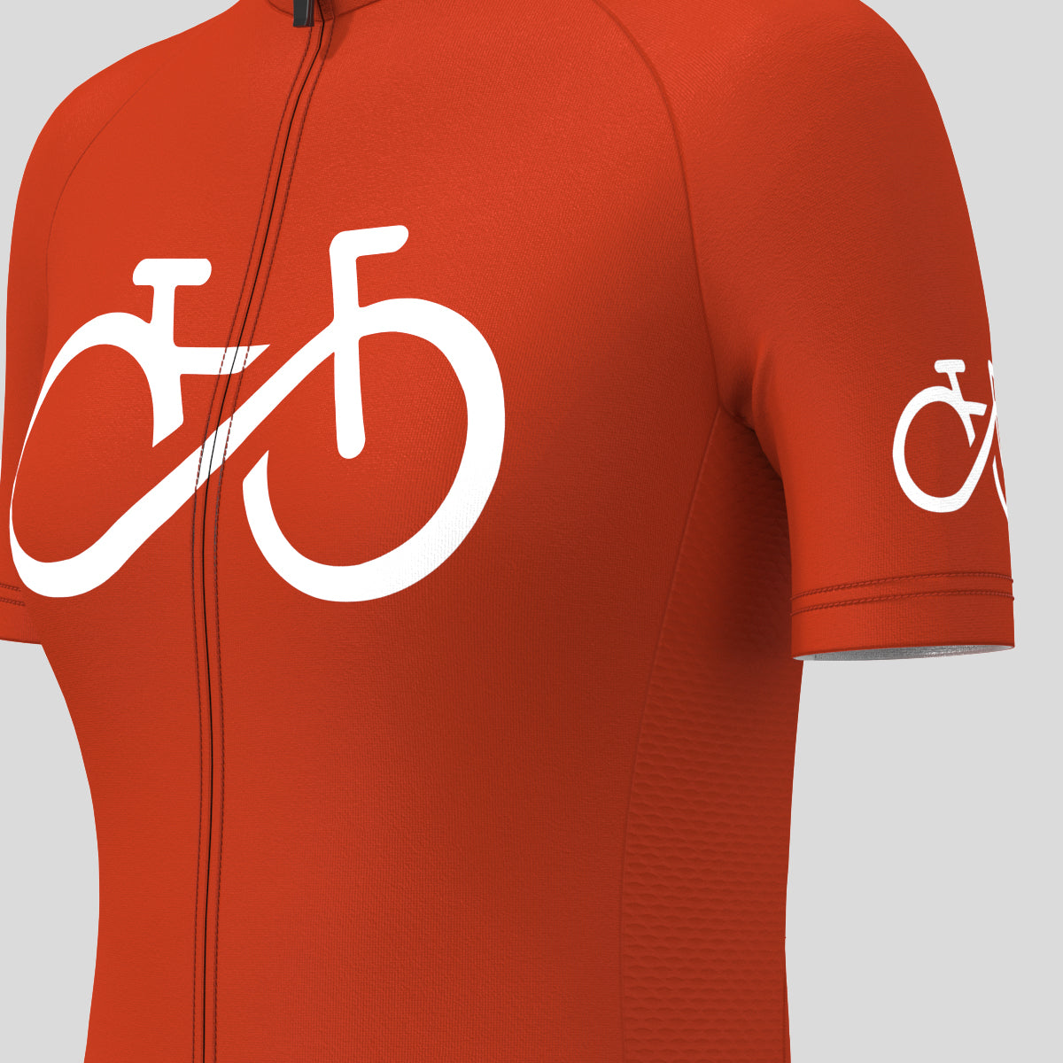 Bike Forever Women's Cycling Jersey - Brick
