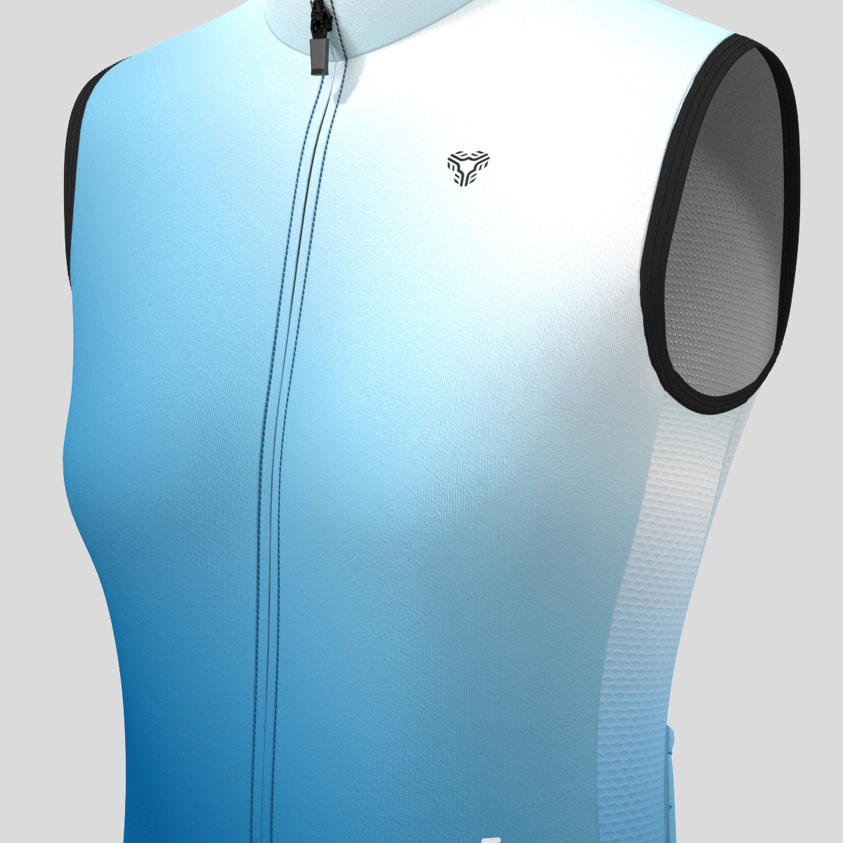 Women's Minimal Fade Sleeveless Cycling Jersey - Flow Aqua