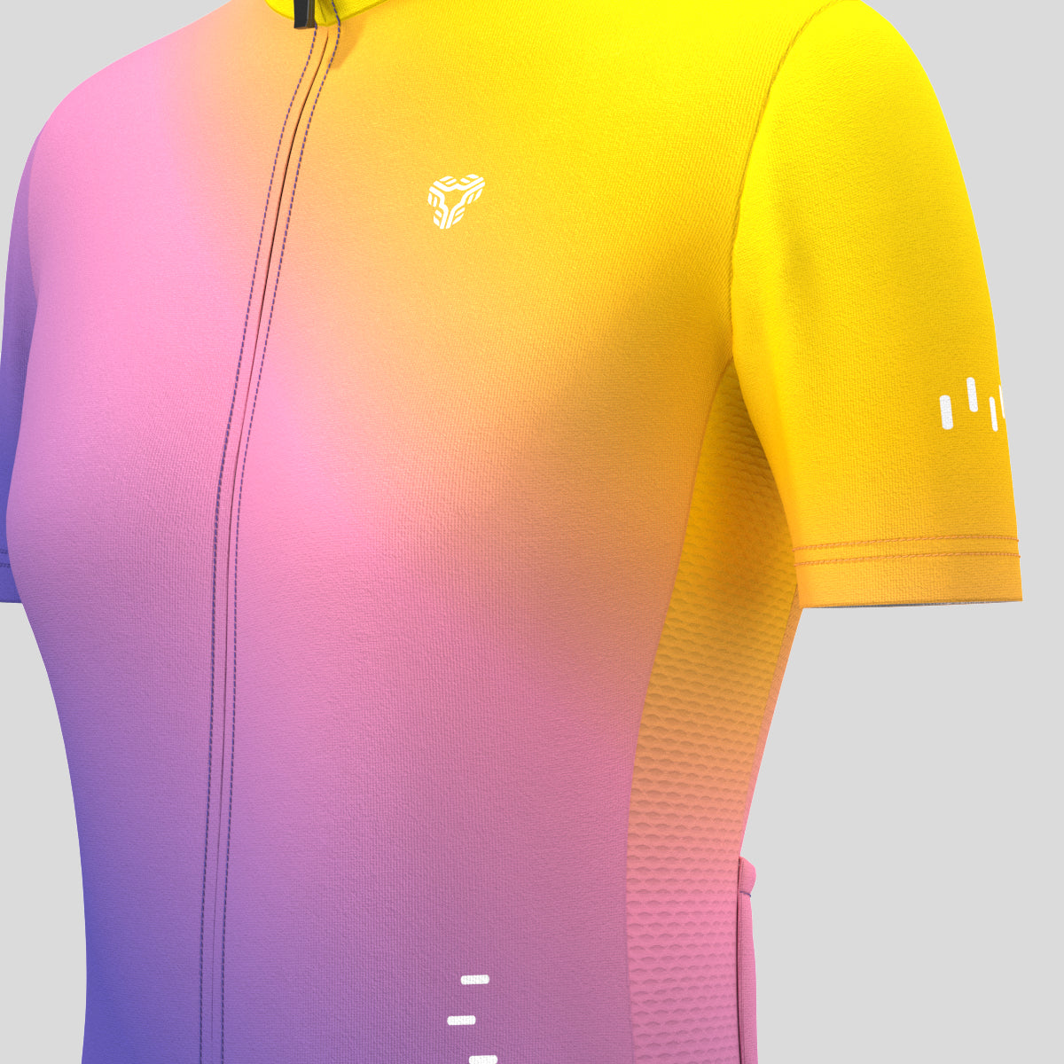Minimal Fade Women's Cycling Jersey - Orange