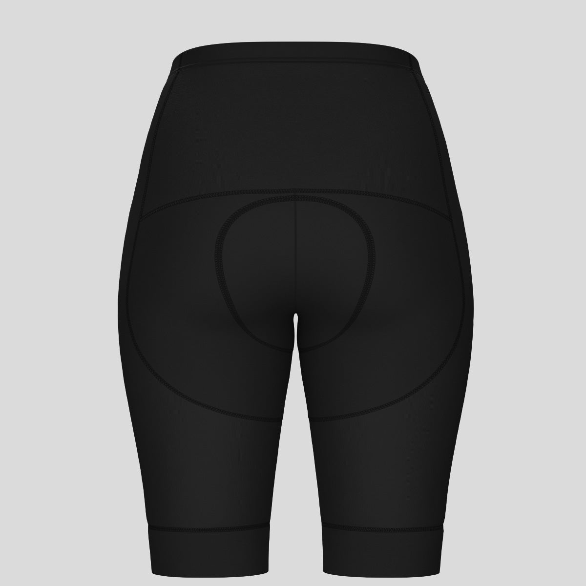 Minimal Solid Women's Cycling Shorts Black Sanpella.cc