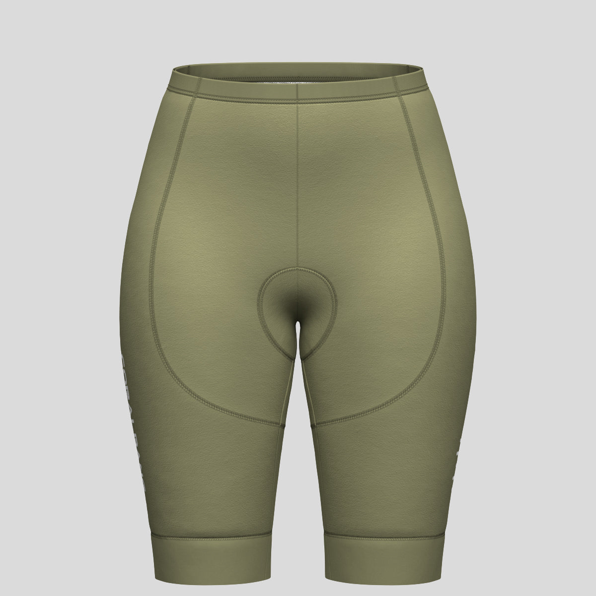 Minimal Solid Women's Cycling Shorts - Olive
