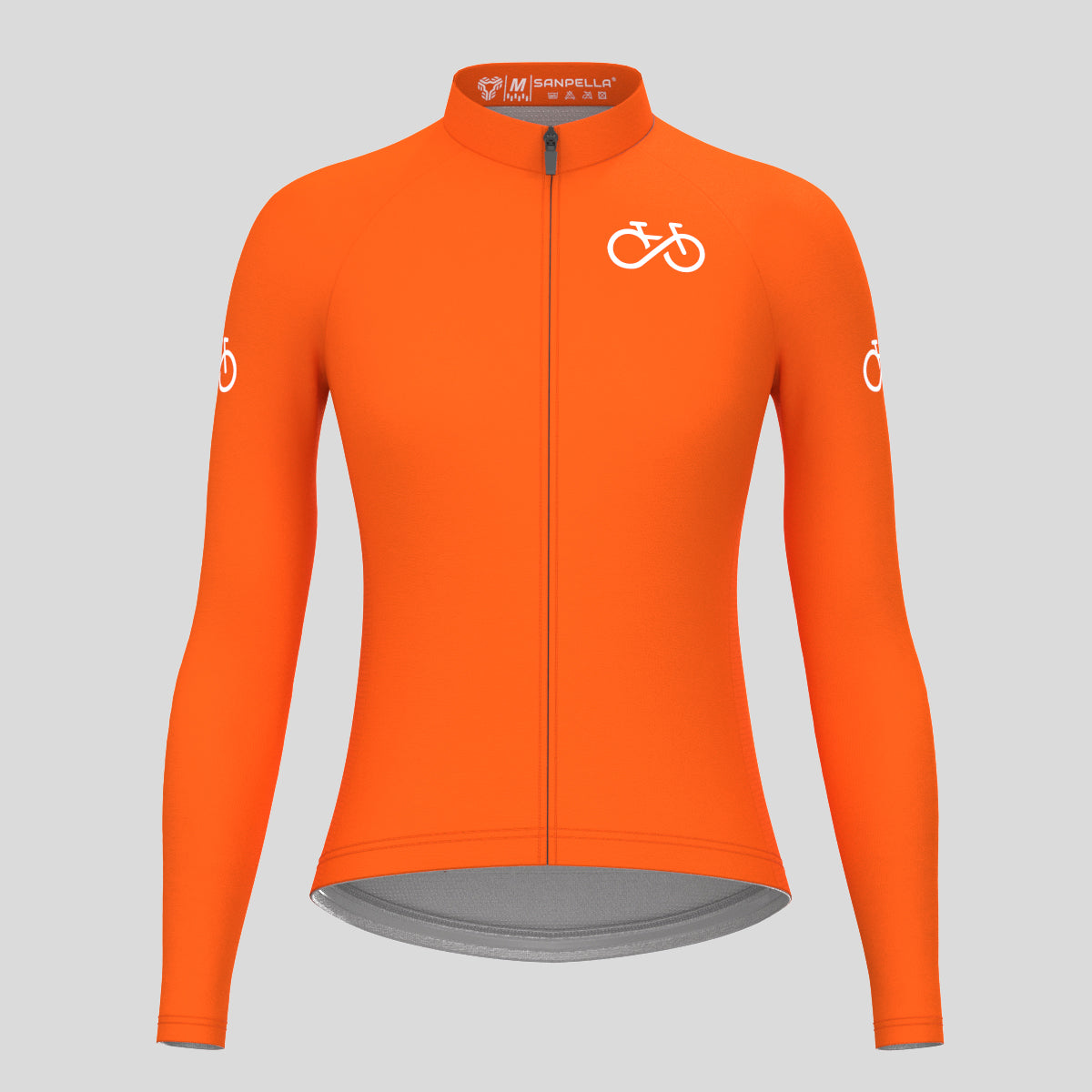 Ride Forever Women's LS Cycling Jersey - Tangerine