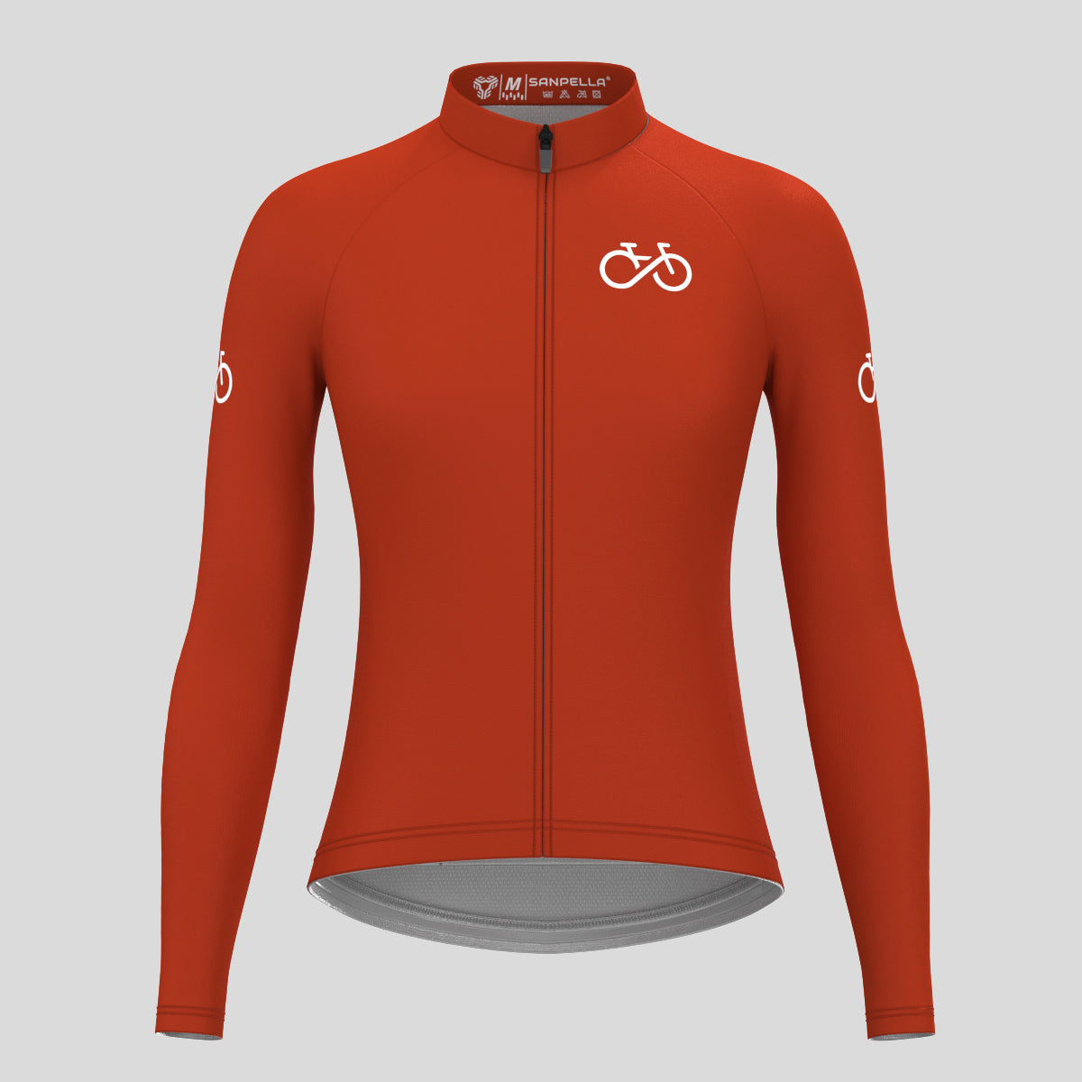 Ride Forever Women's LS Cycling Jersey - Brick