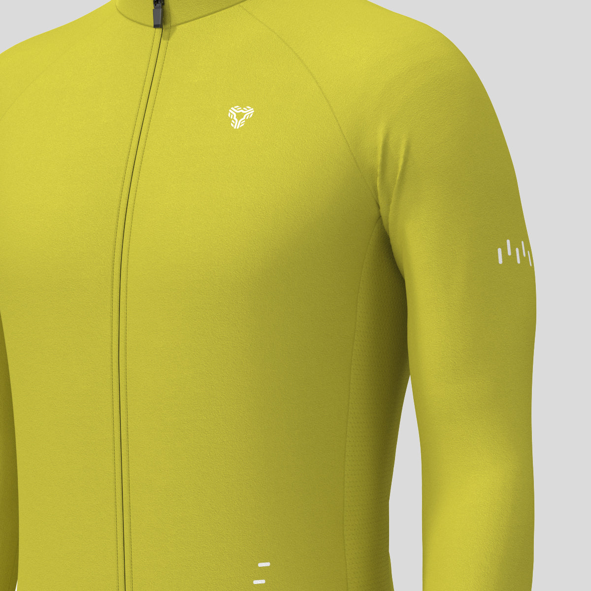 Men's Minimal Solid LS Cycling Jersey - Fern