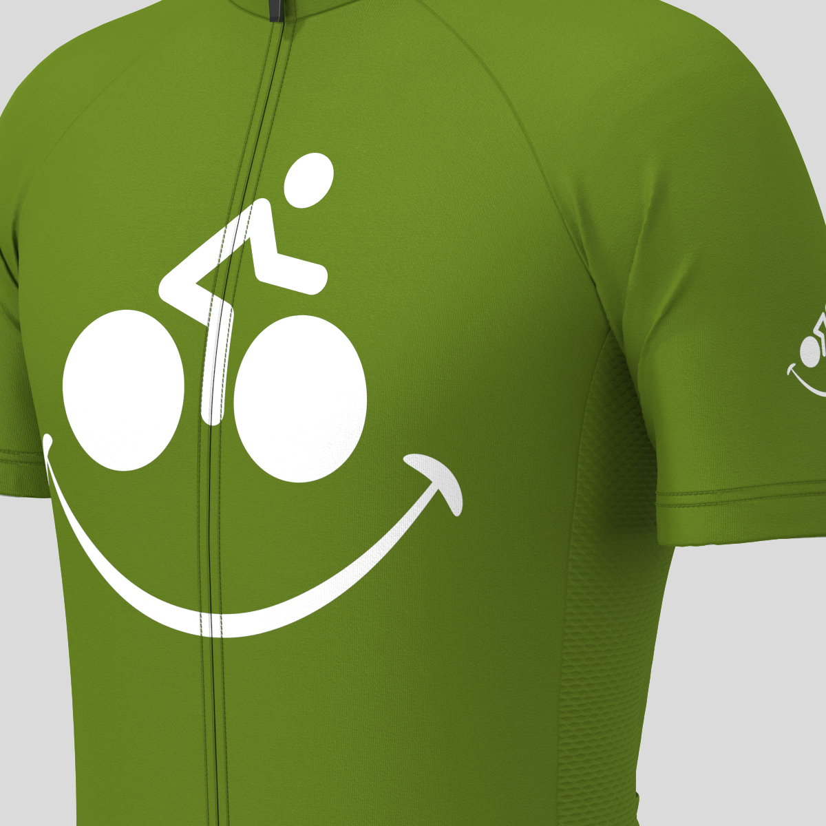 Bike Smile Men's Cycling Jersey - Forest