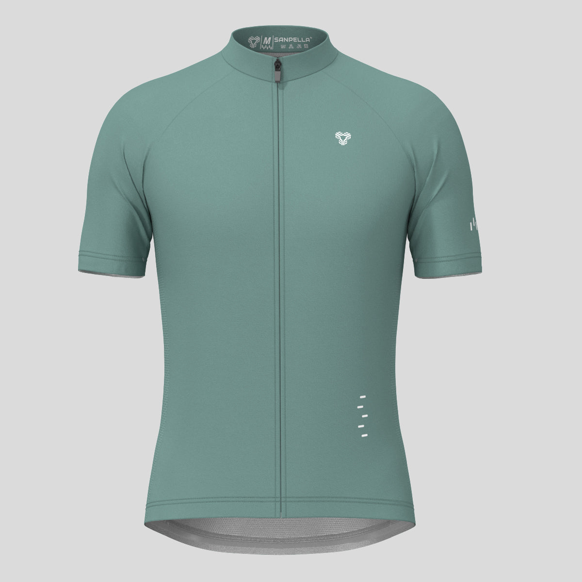 Men's Minimal Solid Cycling Jersey - Sage