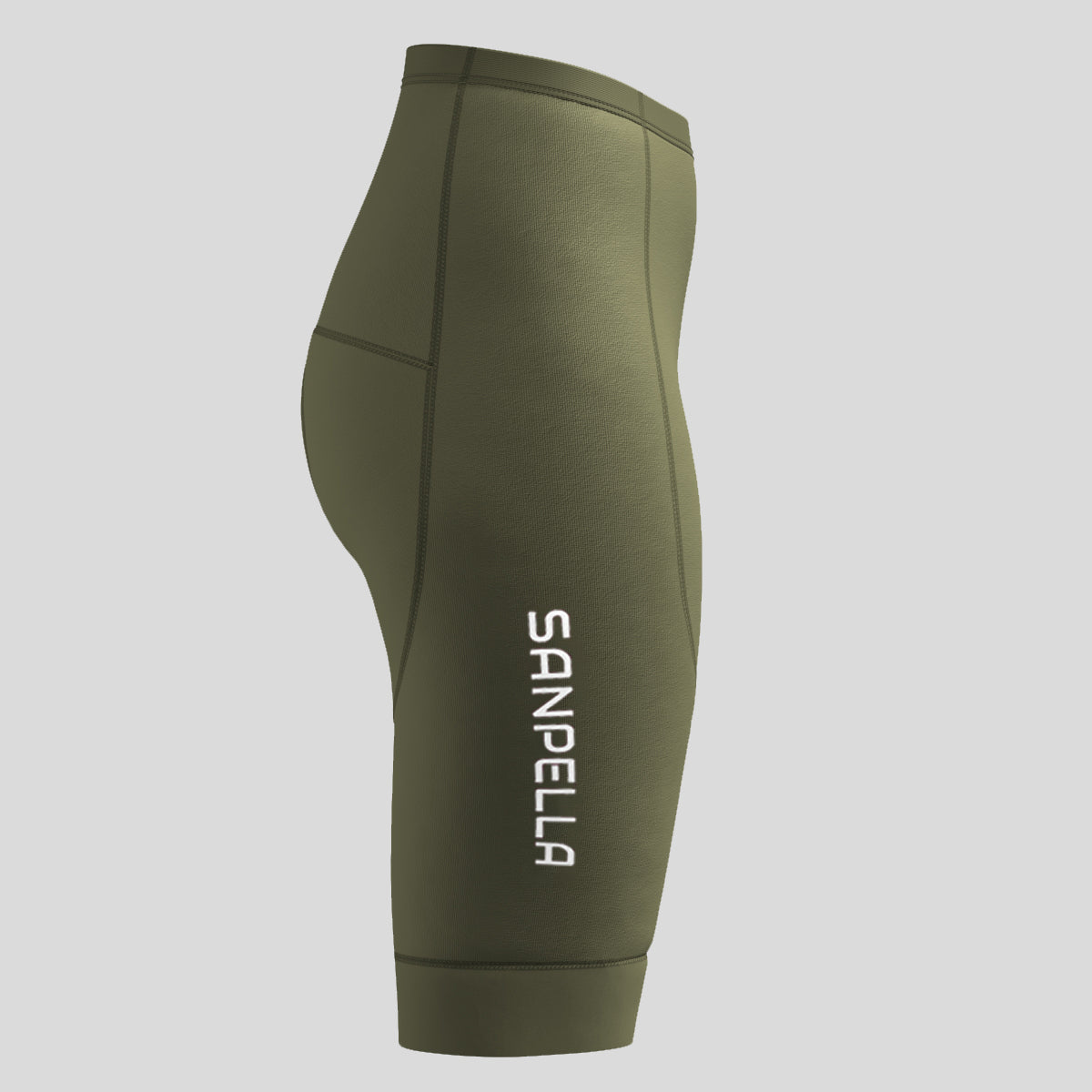 Minimal Solid Women's Cycling Shorts - Olive