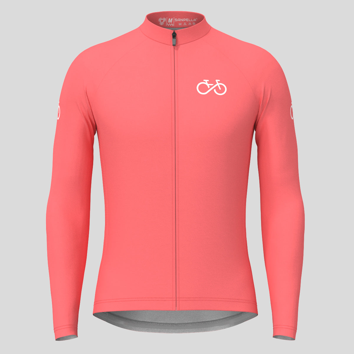 Men's Ride Forever LS Cycling Jersey - Guava