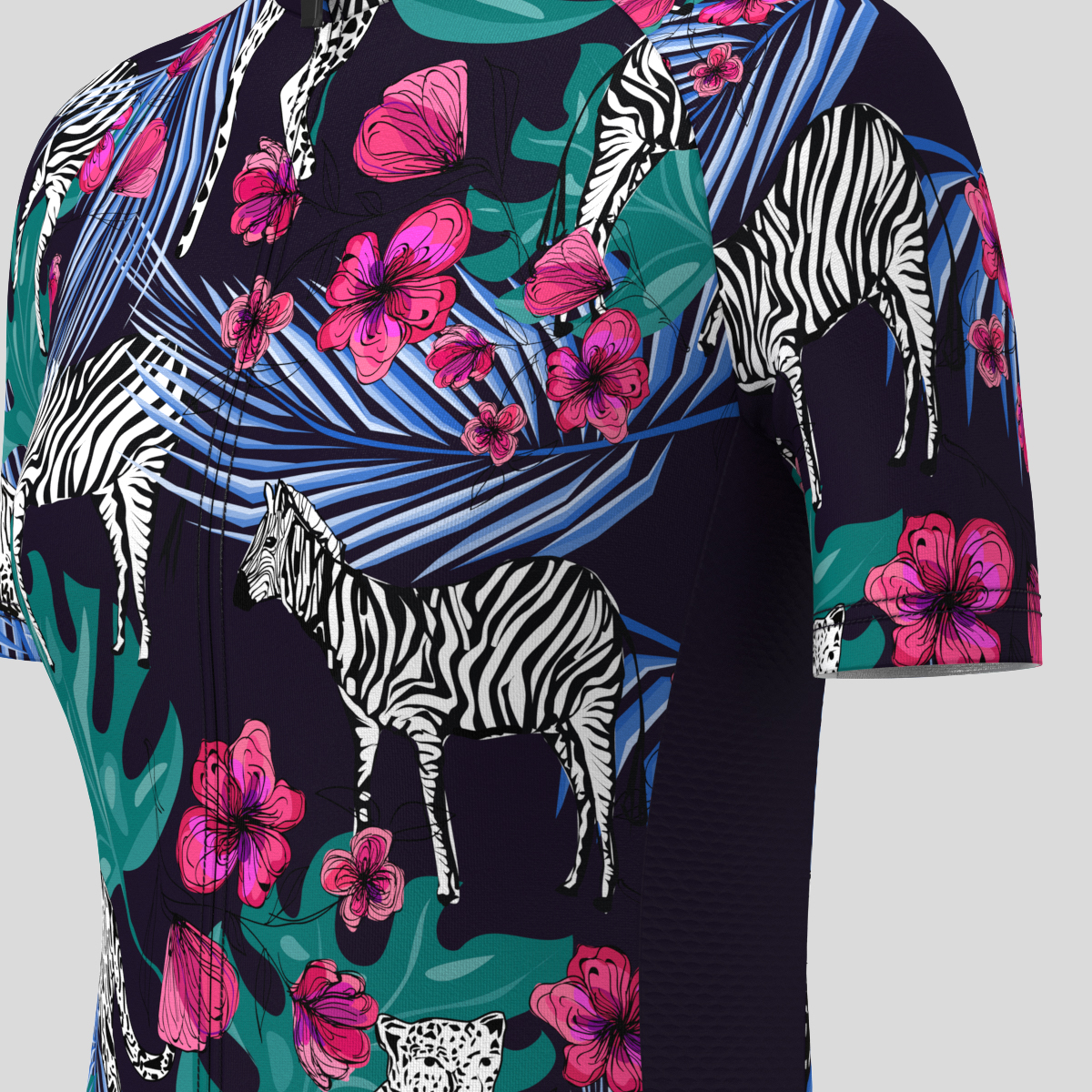 Tropical Plants Flowers Animals Women's Cycling Jersey