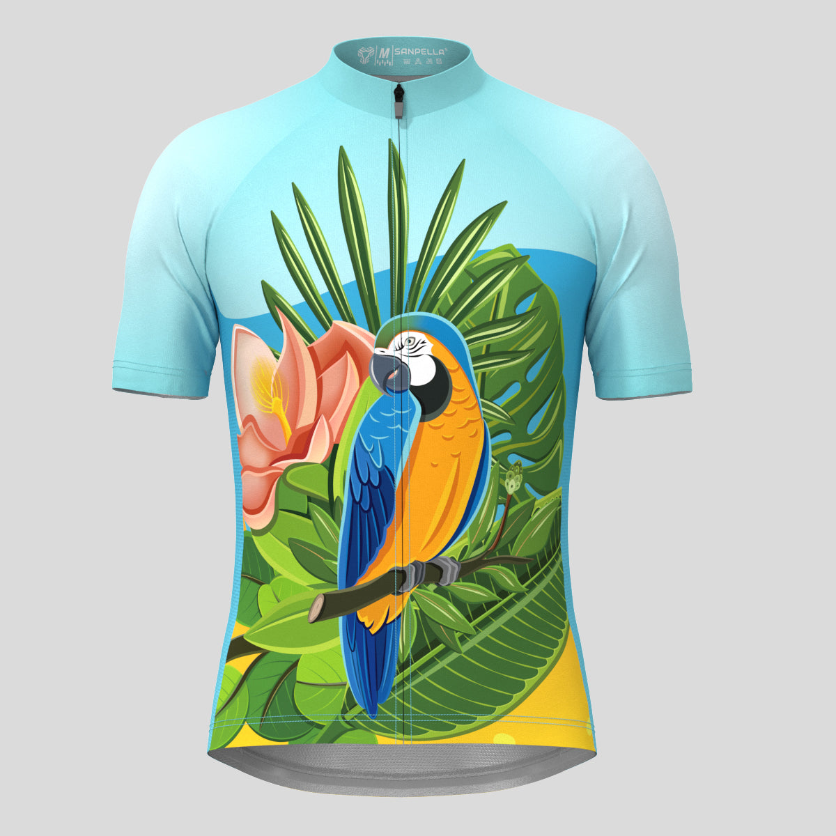 Parrot singing Men's Cycling Jersey