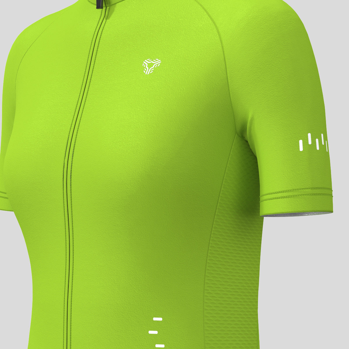 Minimal Solid Women's Cycling Jersey - Wasabi