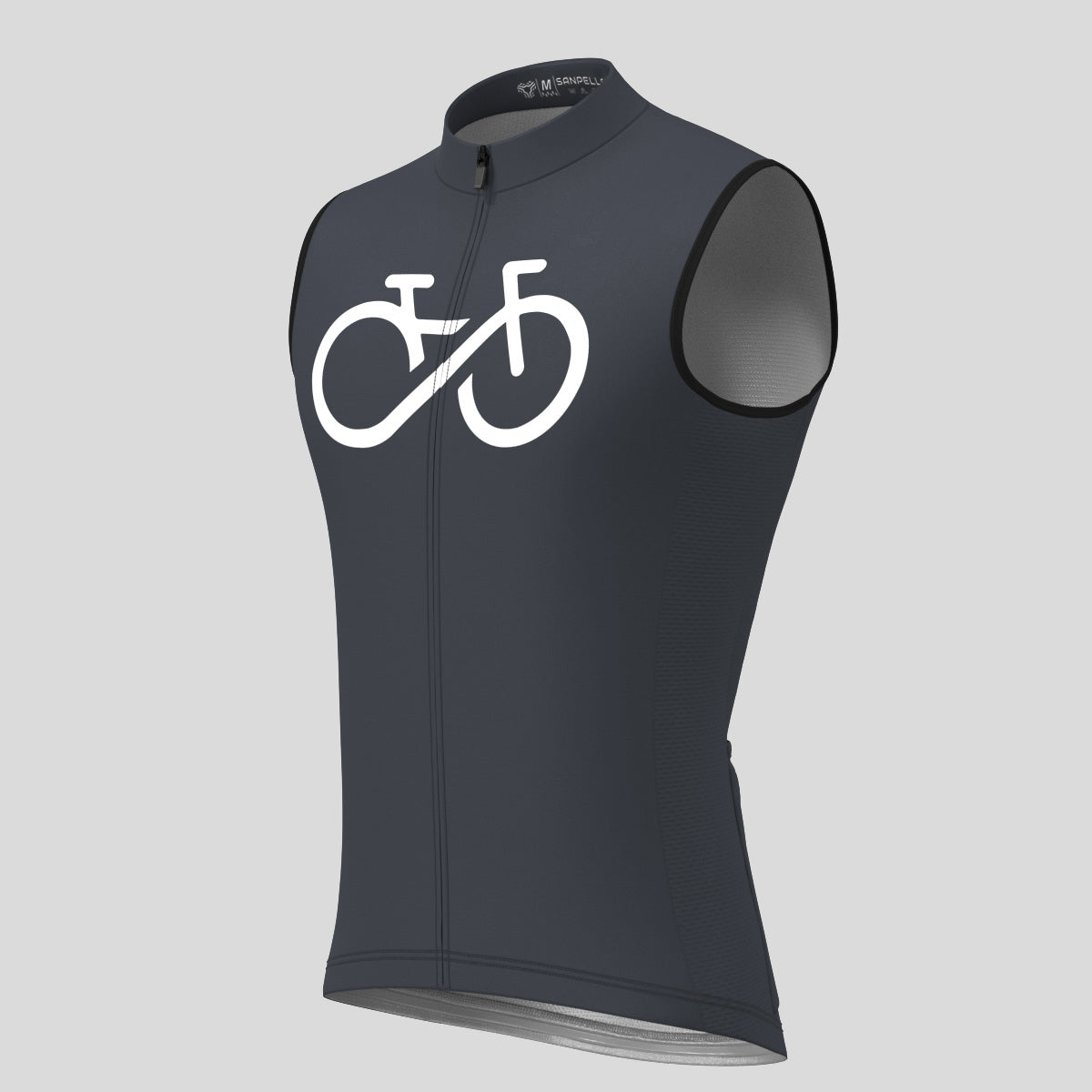 Men's Bike Forever Sleeveless Cycling Jersey - Graphite