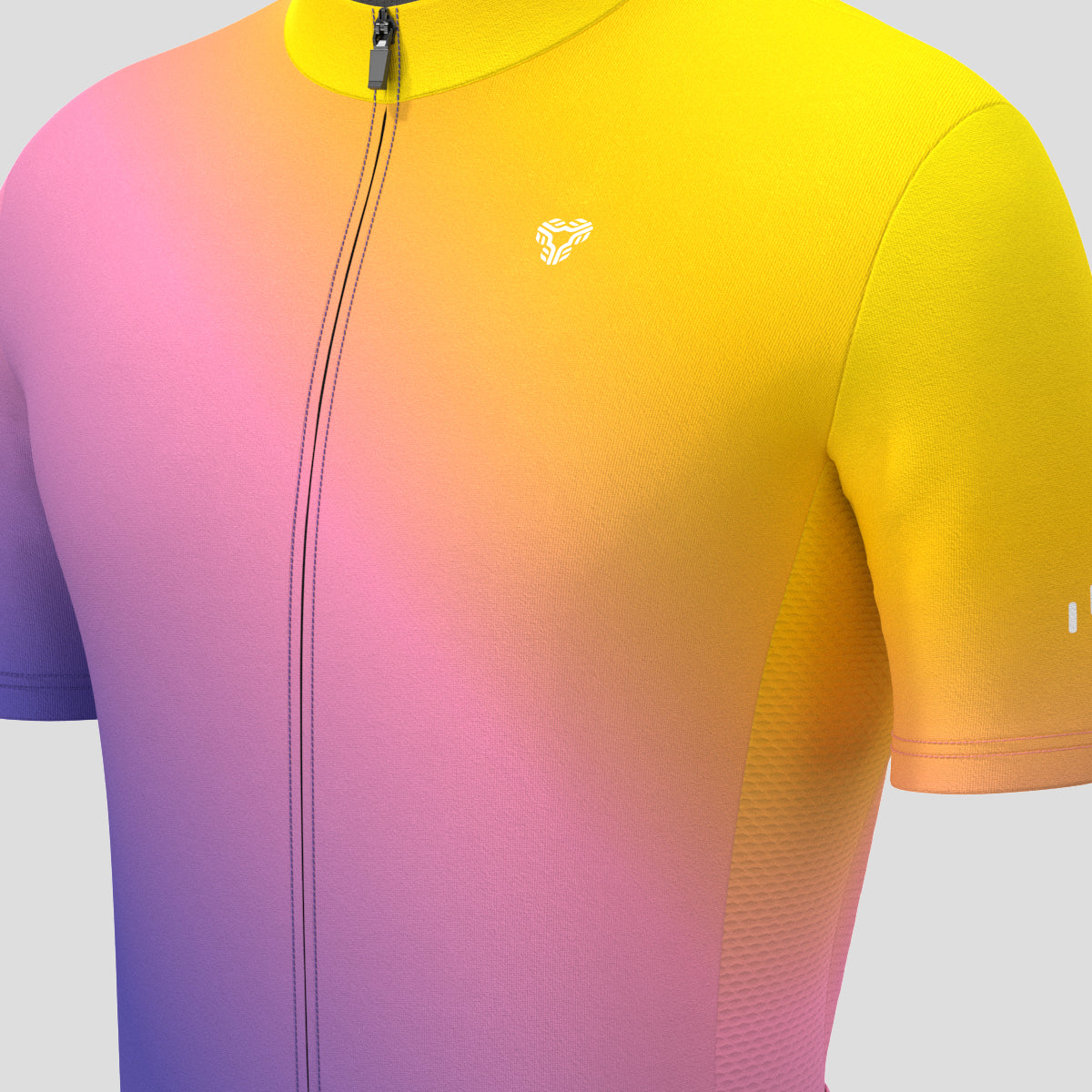Men's Minimal Fade Cycling Jersey - Orange