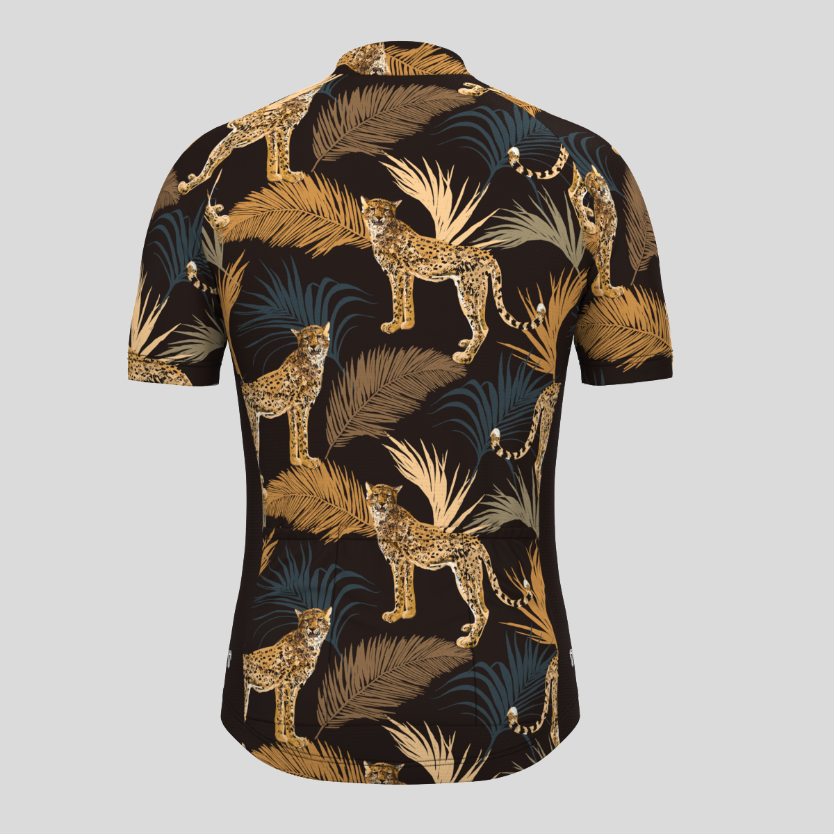 Tropical plants Leopard Men's Cycling Jersey