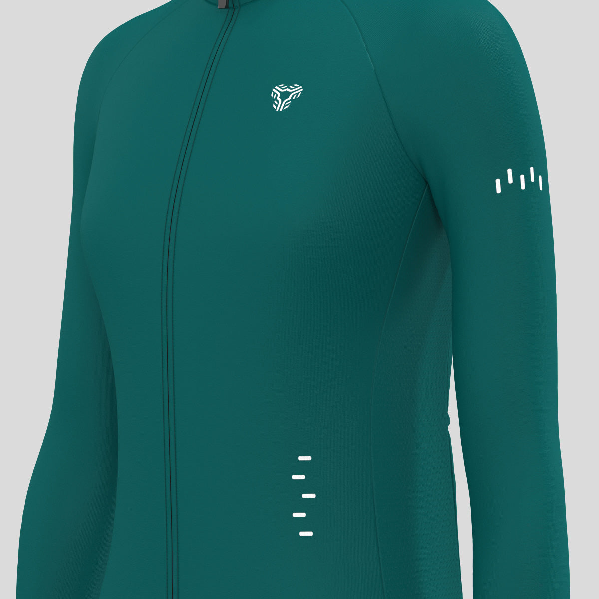 Women's Minimal Solid LS Cycling Jersey - Midnight
