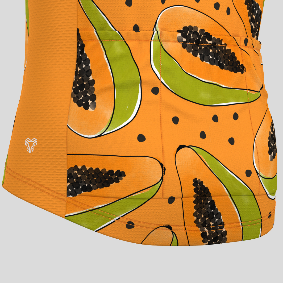 Watercolor Papaya Men's Cycling Jersey Sanpella.cc