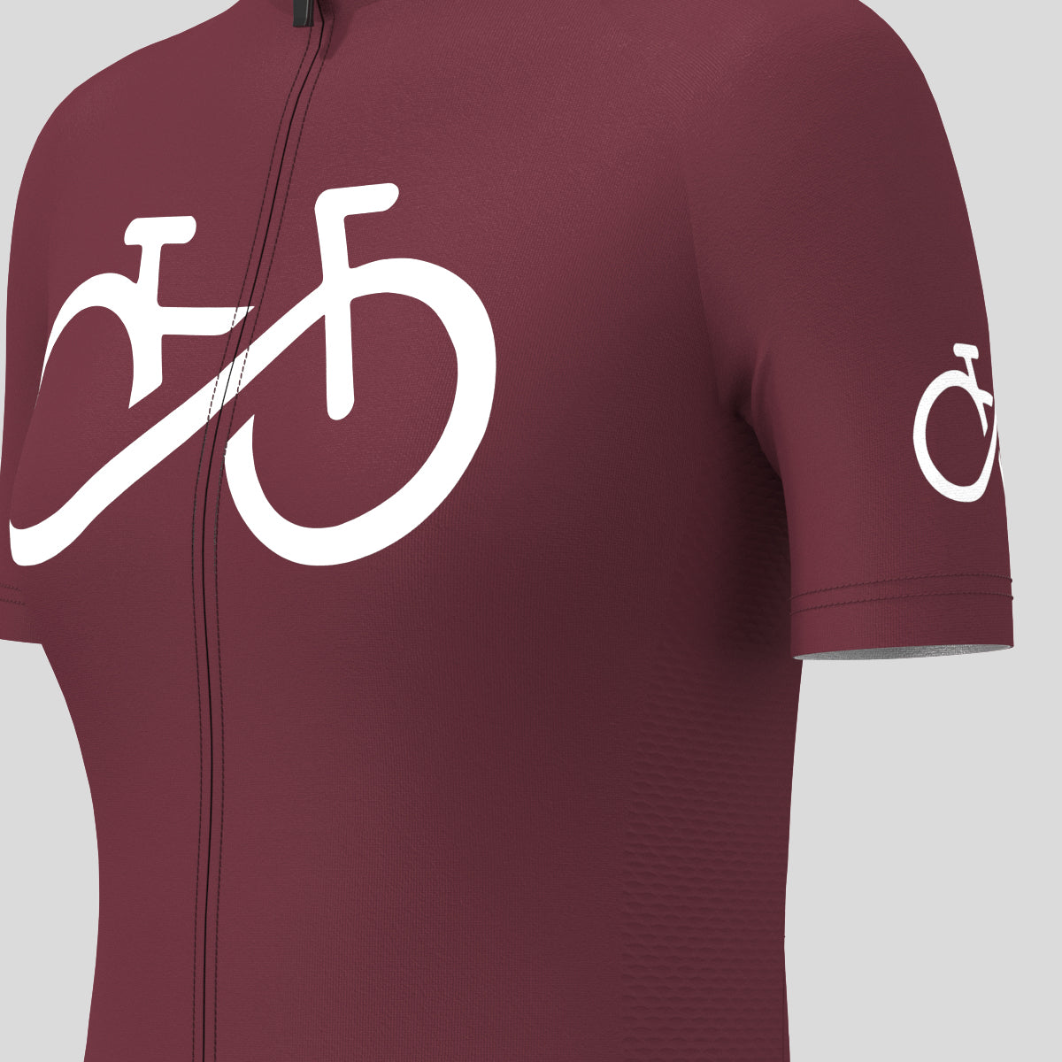 Bike Forever Women's Cycling Jersey - Plum