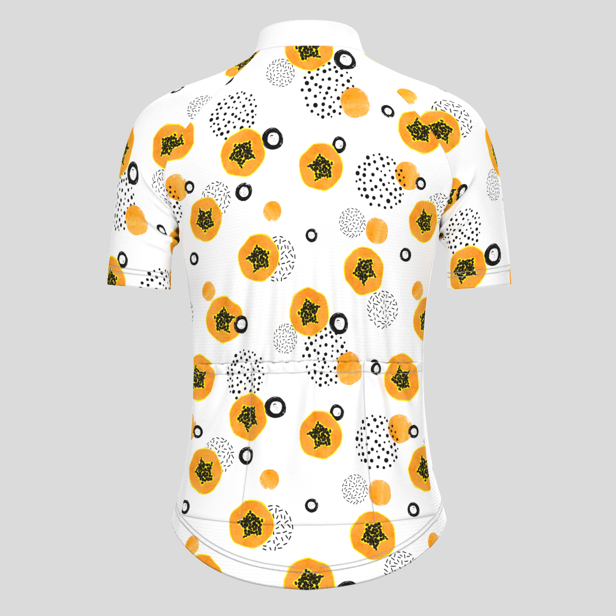 Papaya Fruit Slices Print Women's Cycling Jersey