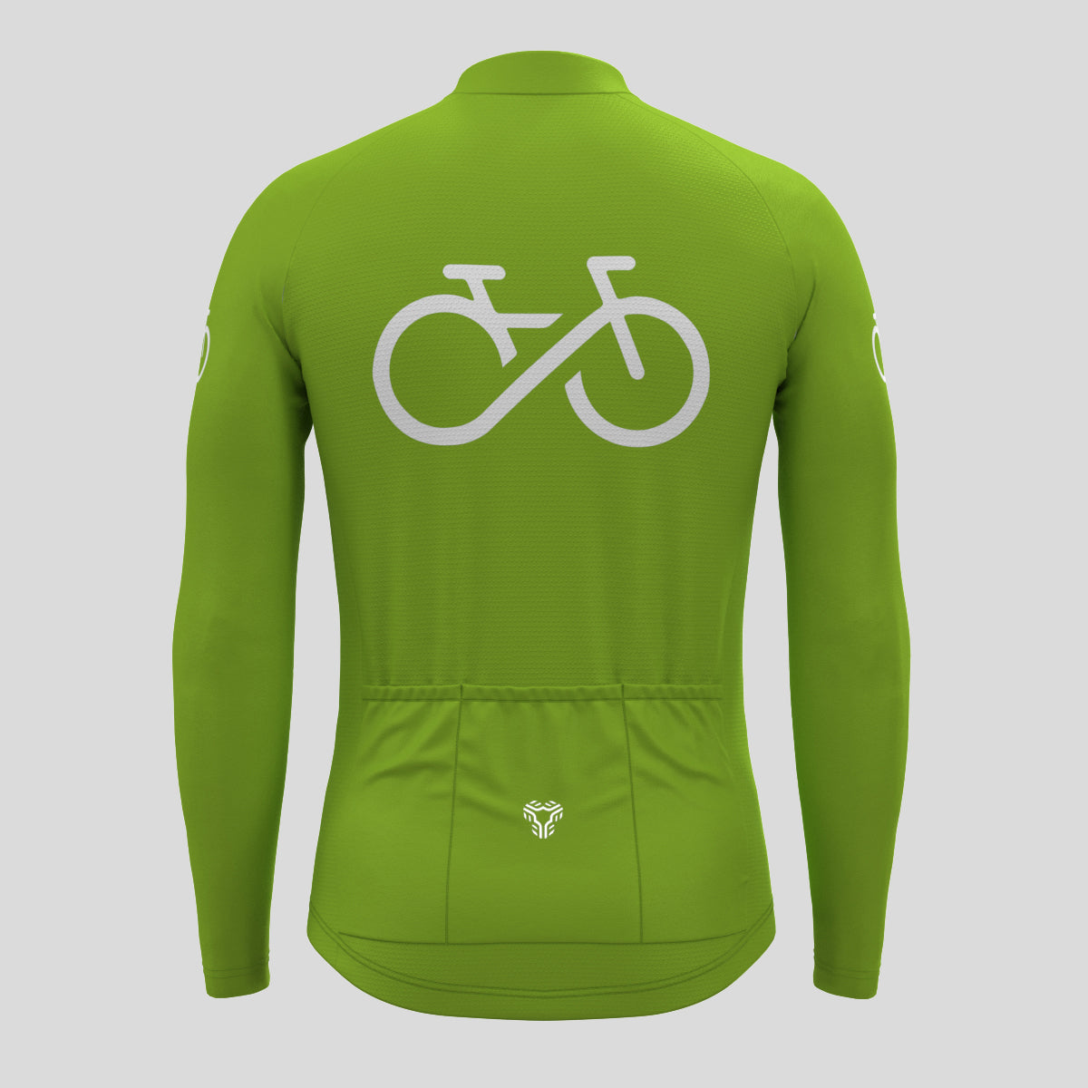 Men's Ride Forever LS Cycling Jersey - Wasabi