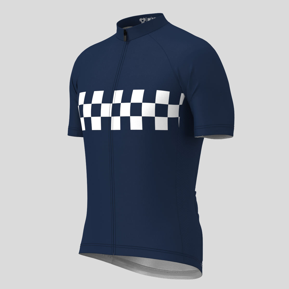 checkered cycling jersey