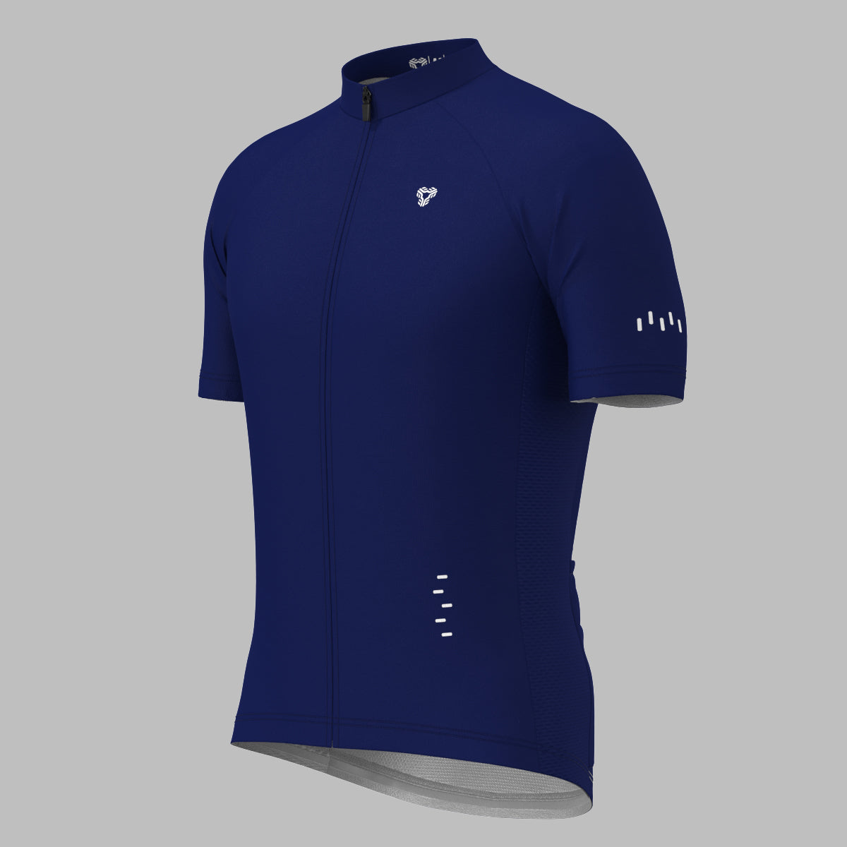 Men's Minimal Solid Cycling Jersey -ink