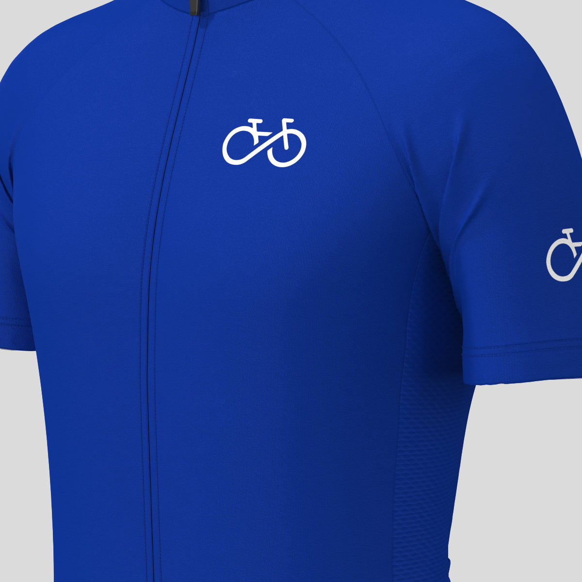 Ride Forever Men's Cycling Jersey -Racing Blue