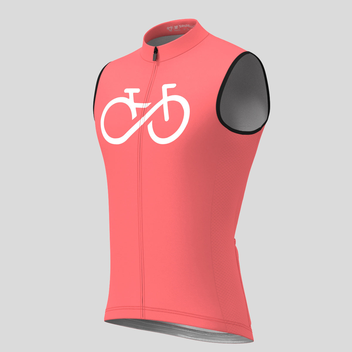 Men's Bike Forever Sleeveless Cycling Jersey - Guava