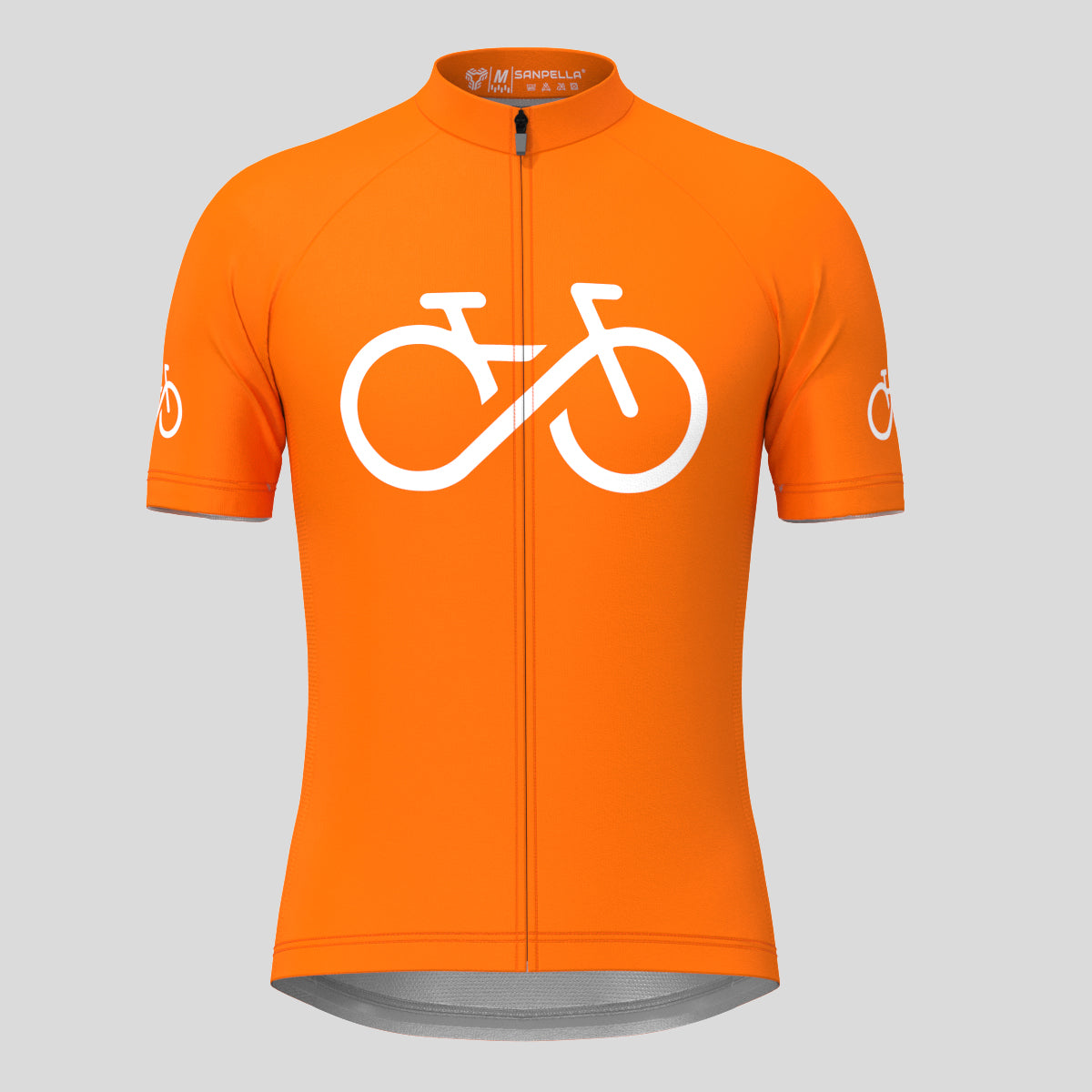 Bike Forever Men's Cycling Jersey -Orange