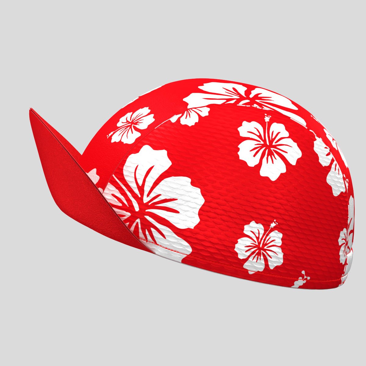 Hawaii Floral Cycling Cap - Red