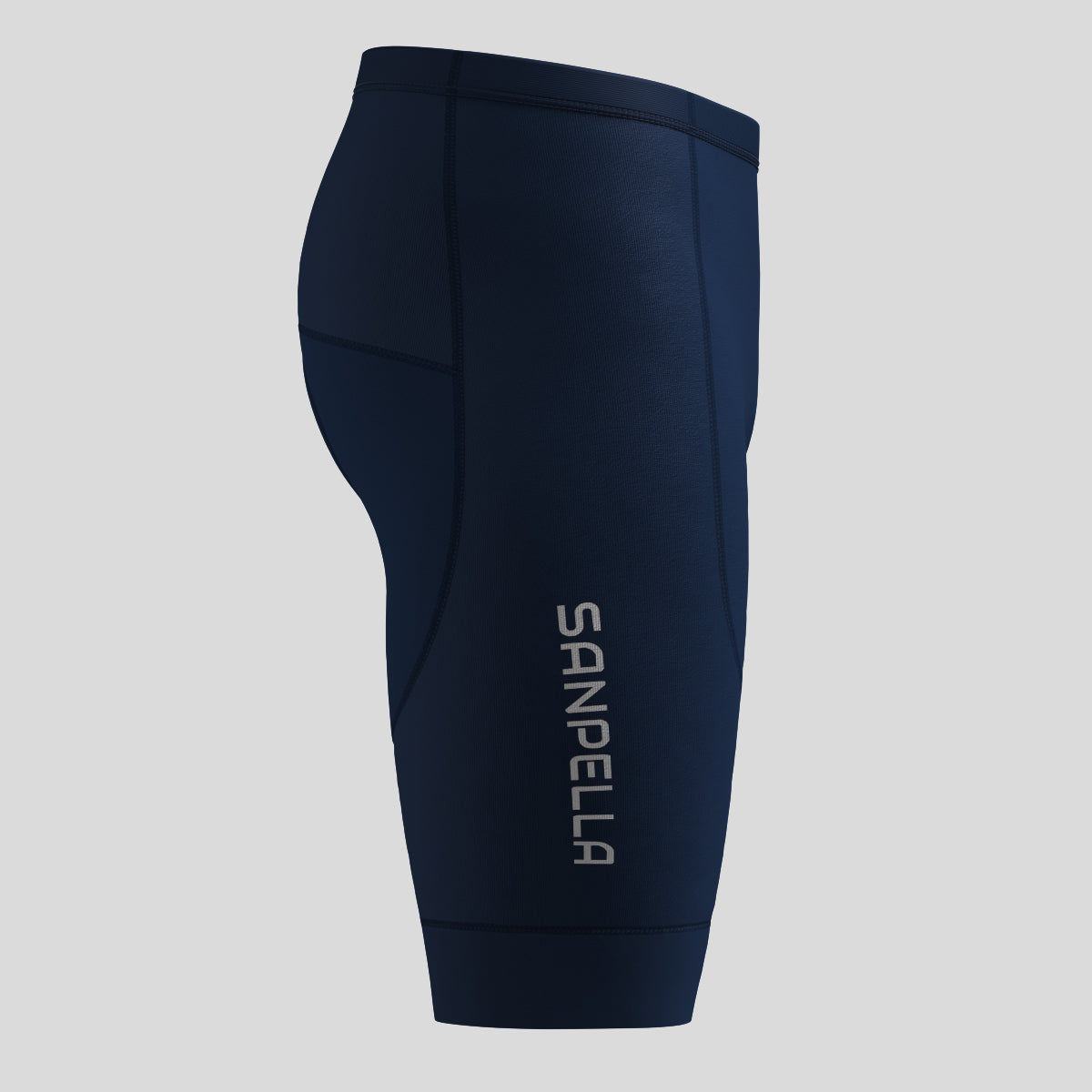Minimal Solid Men's Cycling Shorts - Navy