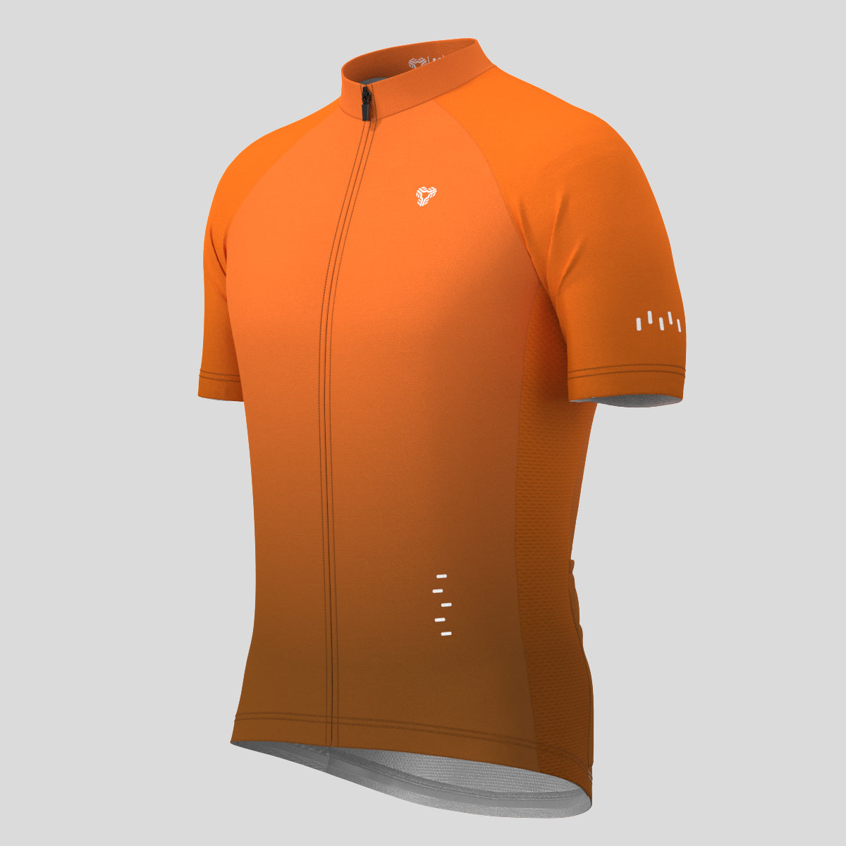 Men's Minimal Gradient Cycling Jersey - Orange