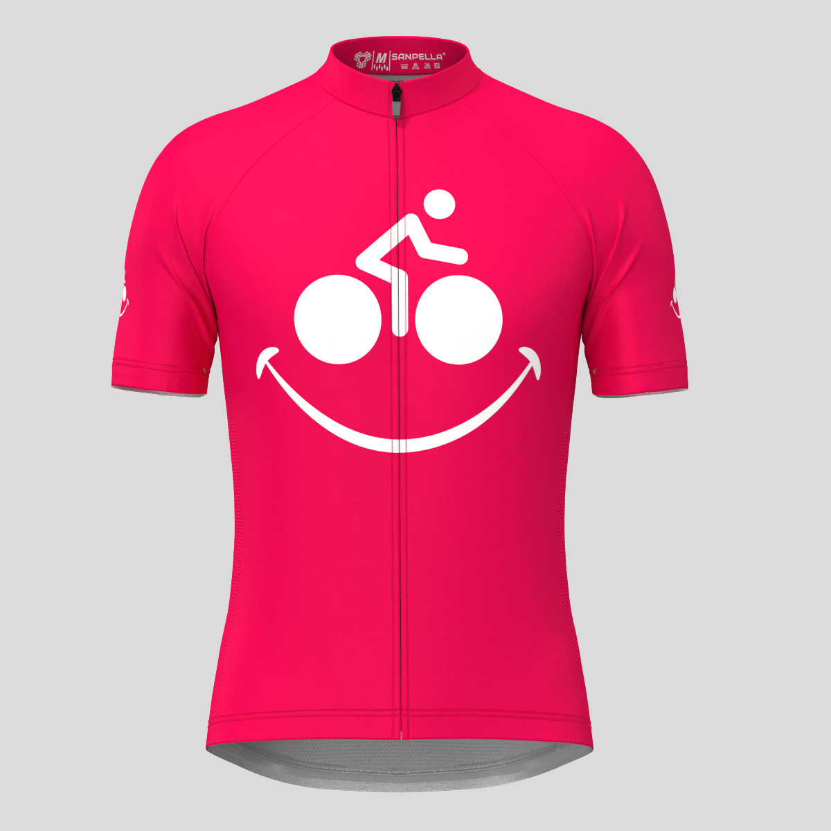 Bike Smile Men's Cycling Jersey - Jester Red