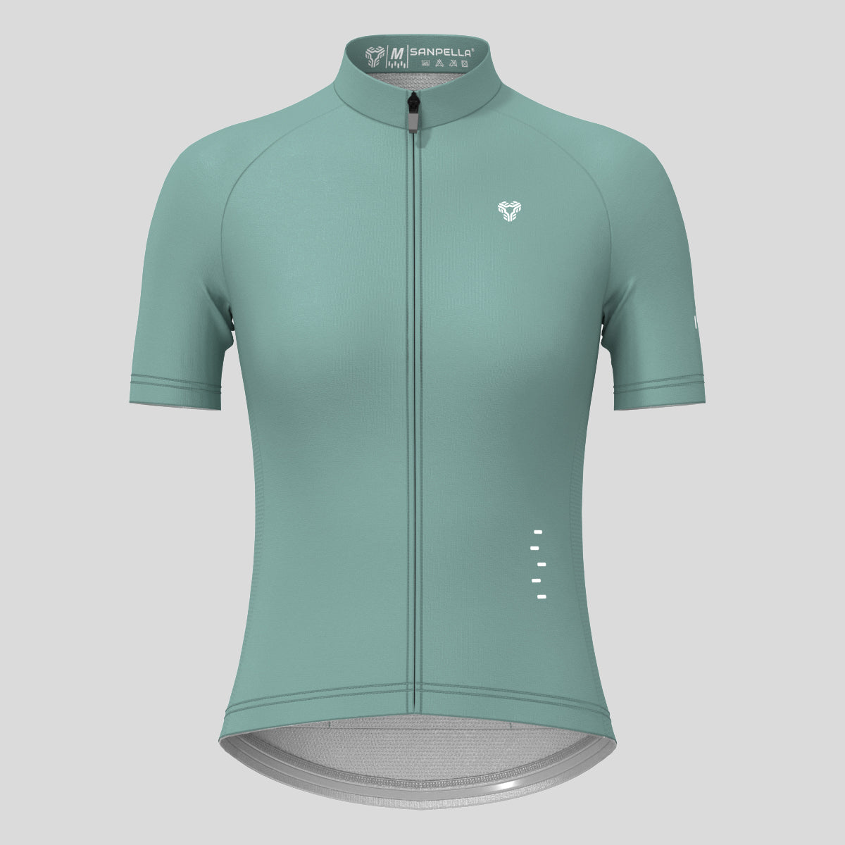 Minimal Solid Women's Cycling Jersey - Sage